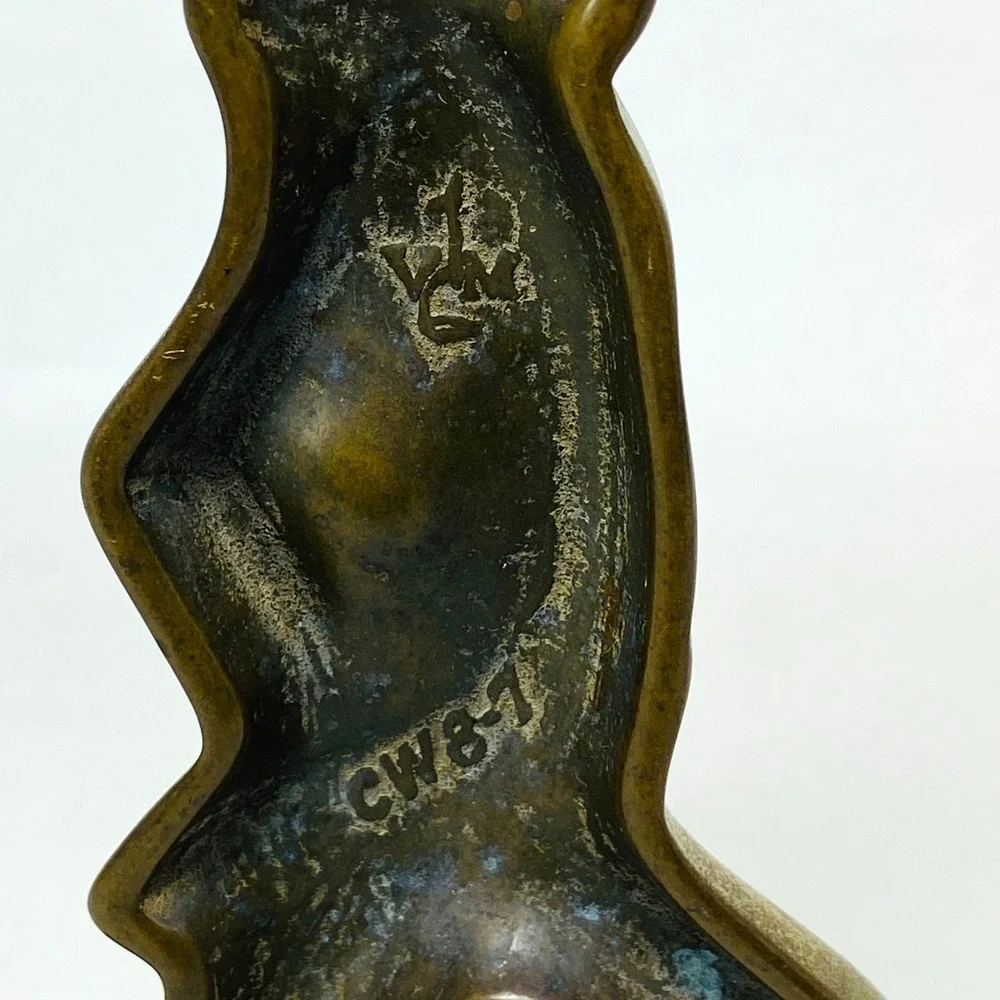 VTG Virginia Metalcrafters Hessian Soldier Heavy Brass Doorstop Williamsburg VMC